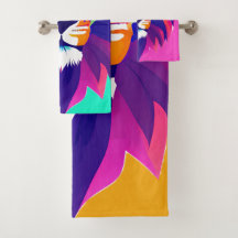 Färgfyllt geometriskt Lejont huvud