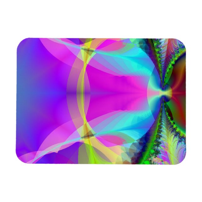 Färgfyllt inre cirkulationsmagnet magnet (Horisontell)