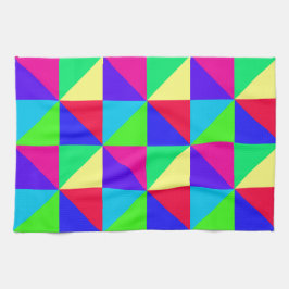 Färgfyllt kökshandduk