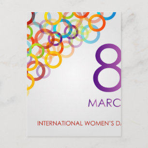 Färgfyllt kort för kvinnor