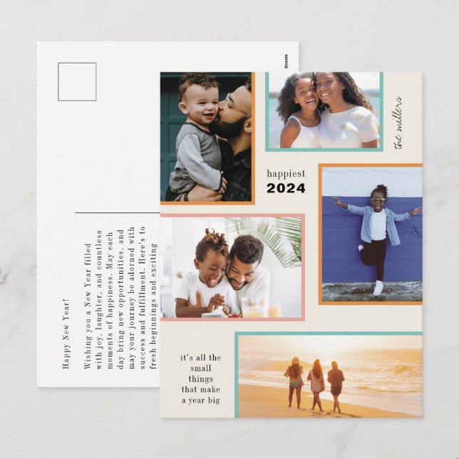 Färgfyllt Moments Helgdag Fotovykort Helg Vykort (Fram/baksida)