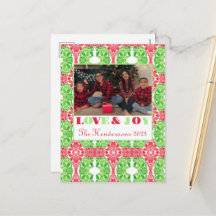 Färgfyllt mosaiskt vykort