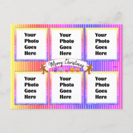 Färgfyllt nyårshelgkort HAMbWG Vykort