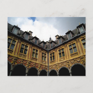 Färgfyllt parisiskt Windows Vykort