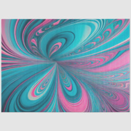 Färgfyllt Psychedelia Airbrush Art-papper