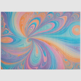 Färgfyllt Psychedelia Airbrush Art-papper