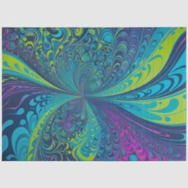 Färgfyllt Psychedelia Airbrush Art-papper