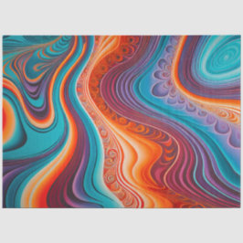 Färgfyllt Psychedelia Airbrush Art-papper