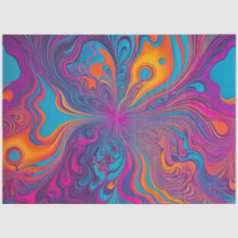 Färgfyllt Psychedelia Airbrush Art-papper