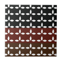 Färgfyllt Rand-geometriskt Blommönster