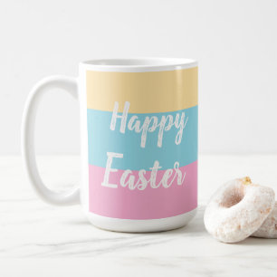 Färgfyllt Rand-platta Mönster-Glad påsk-kort Kaffemugg