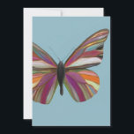 Färgfyllt smörflygkort julkort<br><div class="desc">Kort för hälsning</div>