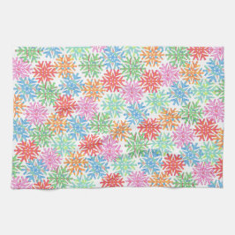 Färgfyllt softorndiagram kökshandduk