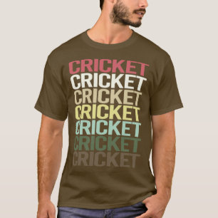 Färgfyllt textcricket t shirt