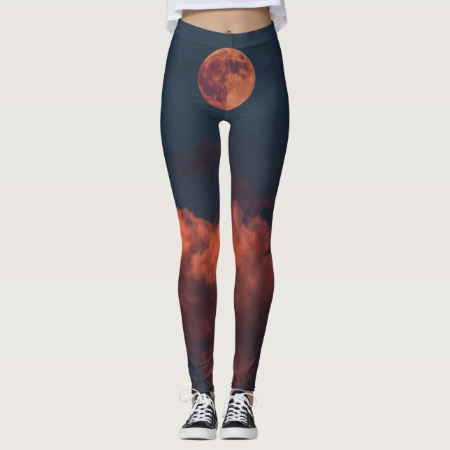 Färgfyllt utrymme leggings (Framsida)