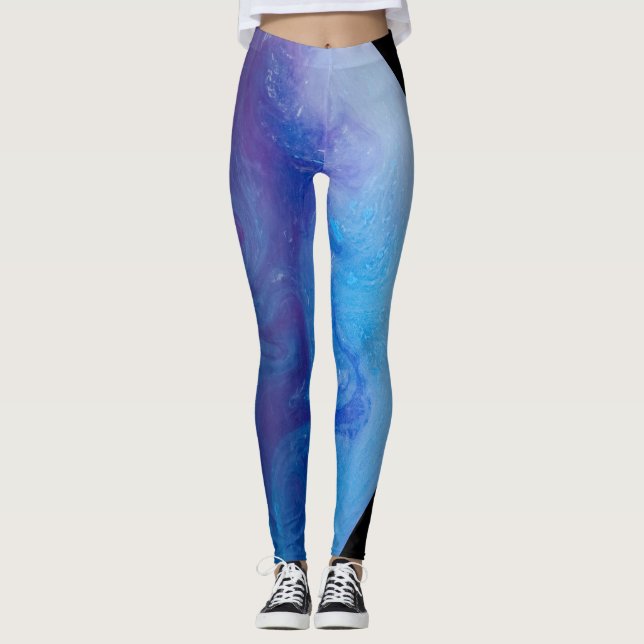 Färgfyllt utrymme leggings (Framsida)