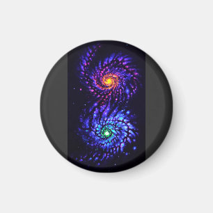 Färggalaxer Magnet
