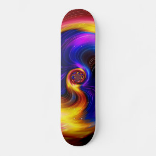 Färggalaxi Skateboard Bräda 20,5 Cm