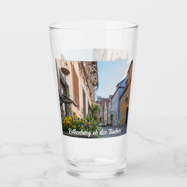 Färgggata i Rothenburg ob der Tauber Glaskopp (Framsida)