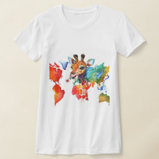 Färggiraffe T Shirt