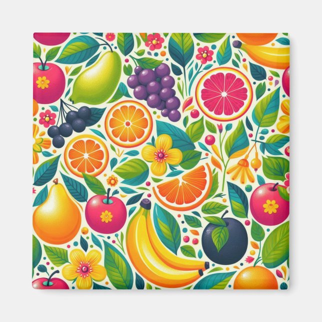 Färggivande frukter magnet (Framsidan)