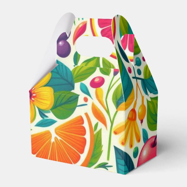 Färggivande frukter presentaskar (Framsidan Sidan)