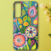 Färgglad Abstrakt Akvarell Blommig Mandala Konstnä