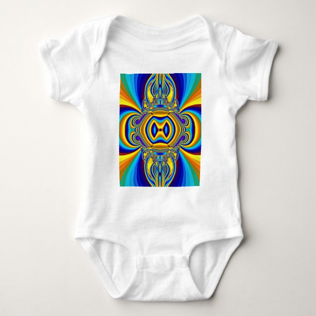 Färgglad Abstrakt Bakgrund-14334 T Shirt (Framsida)