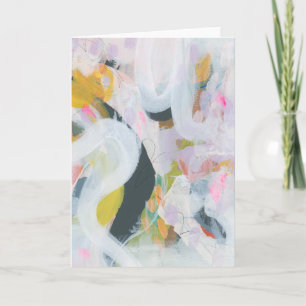 Färgglad Abstrakt Expressionism Konst Anteckningskort
