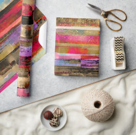 färgglad Abstrakt och glitter Presentpapper