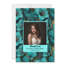 Färgglad Amaryllis Kvinnlig Födelsedag Trendig