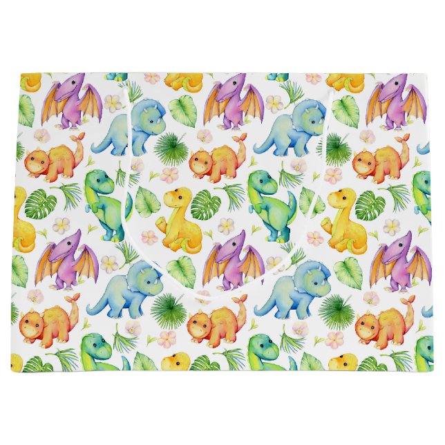 Färgglad Babydinosaurie (Framsidan)
