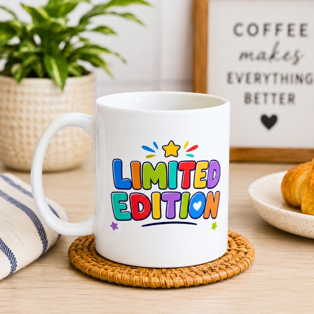 Färgglad begränsad upplaga  kaffemugg (Skapare uppladdad)