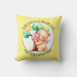 Färgglad björnutbildning Kastkudde Kudde