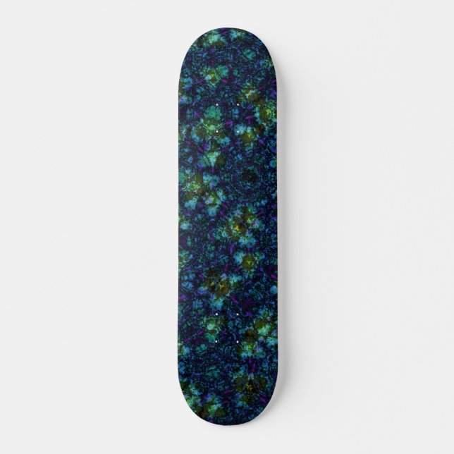 Färgglad Blå Skateboard Bräda 19,5 Cm (Framsida)