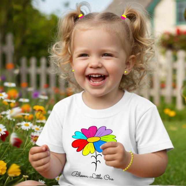 Färgglad blomma t shirt (Skapare uppladdad)