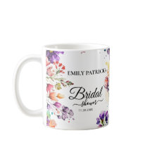 Färgglad Blommig Bröllopsdusch