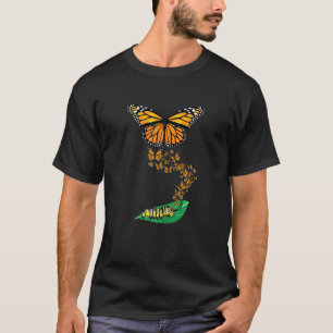 Färgglad Caterpillar Till Monark Fjäril Metamorp T Shirt