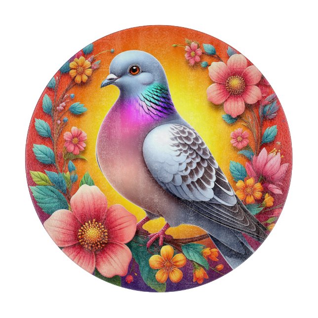 🌸 Färgglad Duv Floral Mysig Hemstil 🌸 (Framsidan)