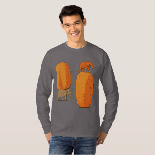 Färgglad Elefantbalanskonst T Shirt