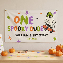 Färgglad En Spooky Kille Födelsedag