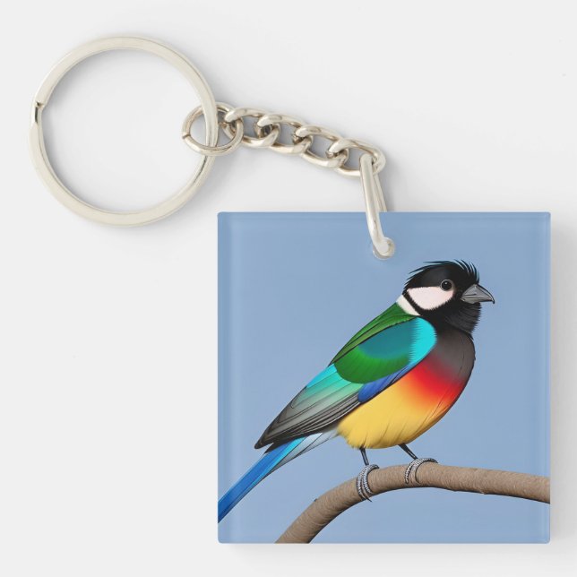 🕊️ Färgglad Fågelpresent För Naturinspirerad  (Framsidan)