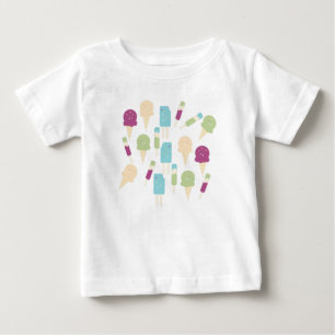Färgglad födelsedagsglass Baby T-shirt