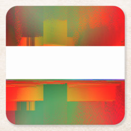 färgglad glitch underlägg papper kvadrat