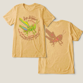 Färgglad gräshoppa T-shirt