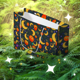 Färgglad Halloween presentpåse