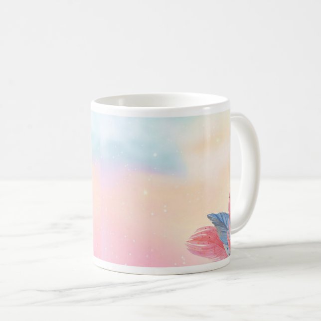 Färgglad hjärtkaffemugg – Glad och färgrik Kaffemugg (Framsida höger)
