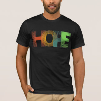 Färgglad HOPE Inspirerande Herr T-Shirt