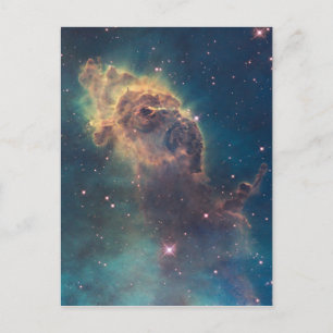 Färgglad Hubble-rymdteleskop Carina-nebulosan Vykort