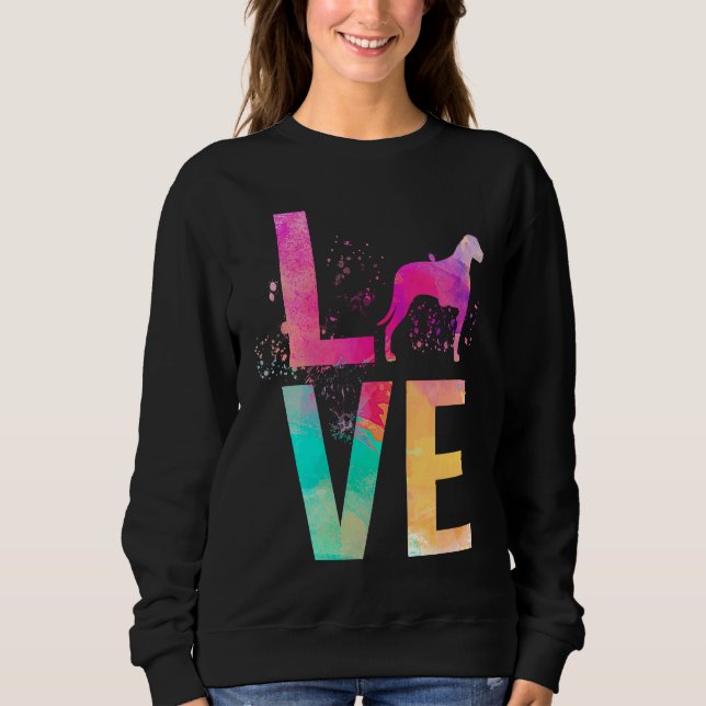 Färgglad hundmamma rhodesian ridgeback t shirt (Framsida)